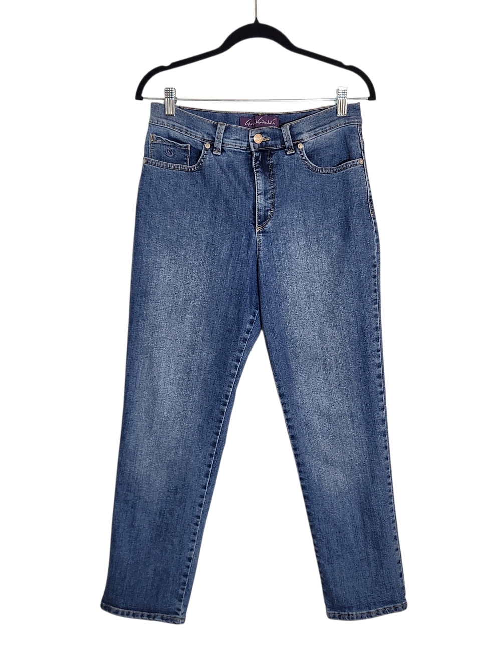 Gloria Vanderbilt Medium Wash Straight Leg Jeans Size 10 Short